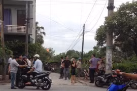 Vụ nổ súng khiến nhiều người dân phường Thanh Châu bàng hoàng.