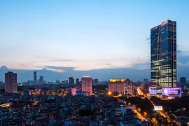 Lotte Center hiện là tòa nhà cao thứ hai tại Hà Nội. Ảnh: Lotte