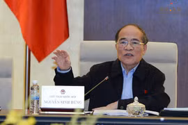 Chủ tịch Quốc hội Nguyễn Sinh Hùng.