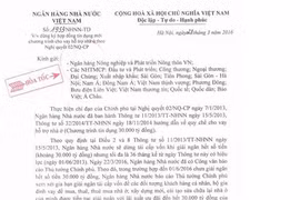 Văn bản của NHNN gửi đến các ngân hàng đang triển khai gói 30 nghìn tỷ ngày 28/3