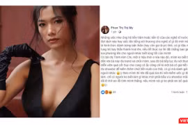 Trà My, mới đây từng phát ngôn sốc khi “cảm ơn Cô Vy khiến dân số chết bớt” nay lại gây gổ với đàn chị (Ảnh: FBNV - HB ghép) 