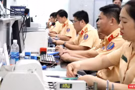 Điểm đăng ký xe tại 282 Nơ Trang Long, quận Bình Thạnh, TP.HCM (Ảnh: Hải Linh) 