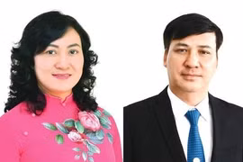 Bà Phan Thị Thắng và ông Lê Hòa Bình vừa được Thủ tướng Chính phủ phê chuẩn kết quả bầu bổ sung chức vụ Phó Chủ tịch UBND TPHCM nhiệm kỳ 2016-2021. Ảnh: Việt Dũng