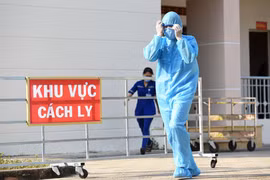 Khu cách ly COVID-19 tại BV Dã chiến Củ Chi (Ảnh: Duyên Phan)