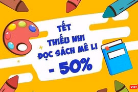 Tết thiếu nhi, đọc sách mê ly với nhiều bộ sách được giảm giá "sốc" từ 40-50% 