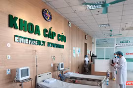 Khoa cấp cứu - Bệnh viện Nhiệt đới TW (Ảnh- Minh Thúy)