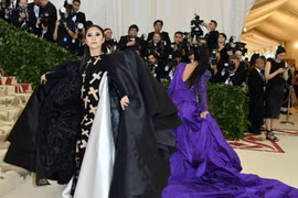 Nguyễn N tại Met Gala hồi tháng 5/ 2018 (Ảnh: Getty Images/ New York Times). 