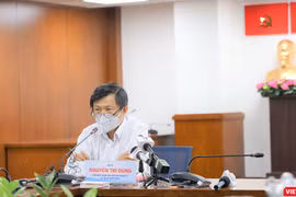BS Nguyễn Trí Dũng, Giám đốc Trung tâm Kiểm soát bệnh tật TP.HCM cho biết sẽ ưu tiên xét nghiệm nhanh cho người sắp kết thúc cách ly tập trung (Ảnh: TTBC) 