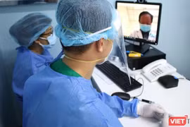 Hội chẩn trực tuyến - số hóa chẩn bệnh cứu người từ xa tại BV Đại học Y Dược TP.HCM (Ảnh: HB) 