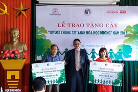 Chương trình đã trồng được gần 3.700 cây xanh tại 29 trường học trên cả nước.