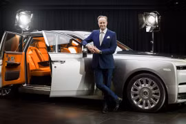 Giles Taylor có kinh nghiệm phong phú trong thiết kế mẫu xe sang trọng, đẳng cấp. (Ảnh: Rolls-Royce)