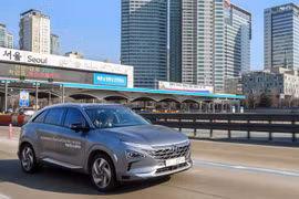 Hyundai NEXO là mẫu xe điện chạy pin nhiên liệu đầu tiên đạt cấp độ tự hành 4 (Ảnh: Hyundai Motor)
