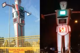 Robot cảnh sát giao thông của Ấn Độ