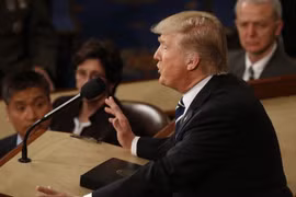 Tổng thống D. Trump phát biểu trước Hạ viện