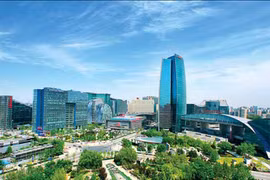 Trung tâm công nghệ cao Zhongguancun. Ảnh: China Daily