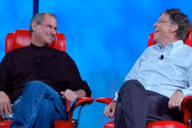 Bill Gates và Steve Jobs