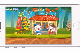 Đồ họa đáng yêu và rực rỡ sắc màu Tết của “Wel Yo đua Tết vi diệu”.