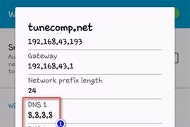 Đổi sang DNS của Google là cách dễ làm, hiệu quả. 