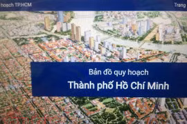 Giao diện phần mềm xem thông tin quy hoạch được Sở quy hoạch - Kiến trúc TP Hồ Chí Minh đang cho chạy thử, tiến tới áp dụng toàn thành phố vào cuối tháng 11 này.