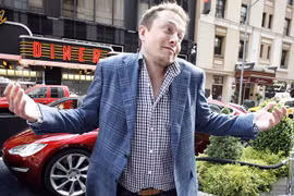 Một hình ảnh lạ của Elon Musk