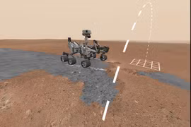 Robot thăm dò sao Hỏa Curiosity.