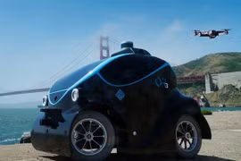Robot ô-tô O-R3 và “đồng sự” biết bay
