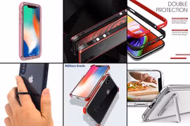 Có khá nhiều mẫu vỏ bảo vệ khác nhau dành cho chiếc iPhone X đắt giá FACEBOOK chia sẻ GOOGLE+ TWITT
