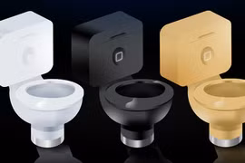 Apple muốn thiết kế mọi thứ trong trụ sở mới đều mang dáng dấp sản phẩm của họ. Ảnh: Mashable.