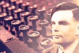 Thiên tài toán học người Anh, ông Alan Turing. Ảnh: Pinterest.