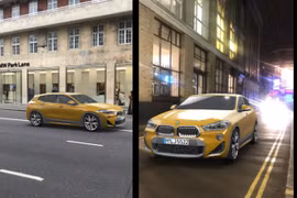 Những mẫu xe đời mới của BMW sẽ xuất hiện trong các quảng cáo thực tế tăng cường trên Snapchat. ẢNH: BMW