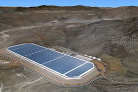 Toàn cảnh nhà máy pin của Tesla