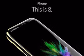 Một bản thiết kế iPhone 8