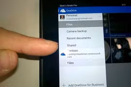 Tương lai OneDrive có thể giải phóng không gian lưu trữ giúp thiết bị Android ẢNH: YOUTUBE