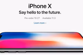 iPhone X phải đợi tới ngày 27/10 mới cho đặt trước nhưng đã bị lo thiếu hàng.