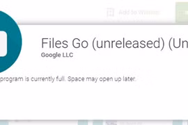 Giao diện Files Go 