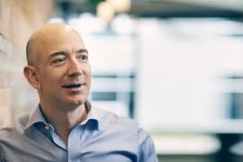 Tỷ phú Jeff Bezos, ông chủ Amazon. Ảnh: Michael Prince