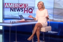 Bà Heather Nauert dẫn chương trình trên kênh Fox News