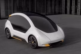 Nguyên mẫu xe tự lái của Dutch Amber Mobility.