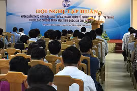 Thứ trưởng Bộ TT&TT Nguyễn Minh Hồng phát biểu khai mạc Hội nghị.