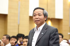 Ông Nguyễn Trung Chính -- Chủ tịch HĐQT, TGĐ CMC phát biểu tại Hội nghị. Ảnh: Thuỳ Liên.