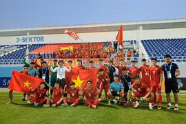 Sau VCK U23 châu Á 2022 có nhiều cầu thủ U23 Việt Nam xứng đáng được tạo cơ hội thử sức tại đội tuyển quốc gia. Ảnh VFF.