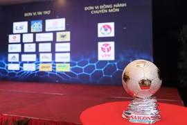 Nguyễn Tiến Linh, Nguyễn Quang Hải và Nguyễn Hoàng Đức đang có nhiều lợi thế trong cuộc đua Quả bóng Vàng 2021. Ảnh SGGP.