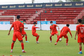 U23 Việt Nam đã có 15 cầu thủ đủ điều kiện thi đấu. Ảnh VFF.