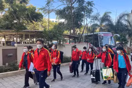 17 cầu thủ đội tuyển nữ VN có thể ra sân tại VCK Asian Cup nữ 2022. Ảnh VFF.