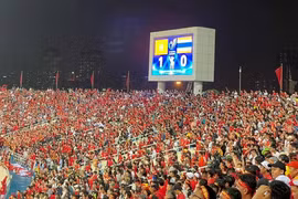 Ông Park cùng U23 Việt Nam vô địch lần thứ 2 liên tiếp tại SEA Games. Ảnh AT.