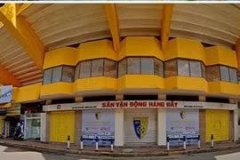 Hà Nội FC bắt đầu mùa bóng bằng trận gặp chủ nhà Viettel trên sân Hàng Đẫy. Ảnh AT.