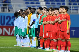 U23 Saudi Arabia-U23 VN (2-0). Ảnh VFF.