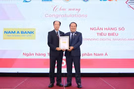 Nam A Bank giành cú đúp giải thưởng tại lễ trao giải ngân hàng Việt Nam tiêu biểu 2025