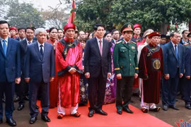 Lễ dâng hương tưởng nhớ các Vua Hùng