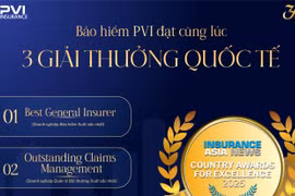 Bảo hiểm PVI chinh phục loạt giải thưởng quốc tế danh giá